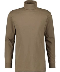 Ragman Herren Unterzieh Rolli Khaki/Dunkelgrün/Braun
