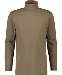 Ragman Herren Unterzieh Rolli Khaki/Dunkelgrün/Braun