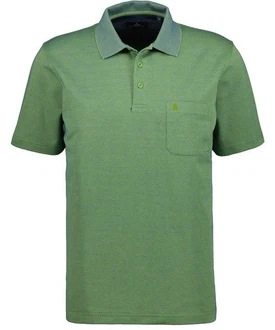 RAGMAN Poloshirt Softknit Türkis/Grün/Hellgrün RAGMAN Poloshirt Softknit Türkis/Grün/Hellgrün