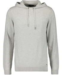 RAGMAN V-Ausschnitt Pullover mit Kapuze 