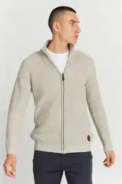 !Solid Strickjacke SDXenos Cardigan mit Troyerkragen
