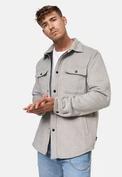 Indicode Winterjacke Henderson Grau/Hellgrau/Braun