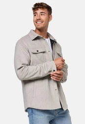 Indicode Winterjacke Henderson Grau/Hellgrau/Braun