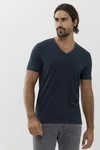 Mey Kurzarmshirt Serie Dry Cotton Dunkelblau/Blau/Hellblau