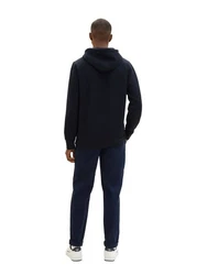TOM TAILOR Hoodie QUILTED HOODIE Dunkelblau/Blau