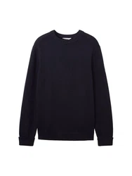 TOM TAILOR Strickpullover CREWNECK KNIT 