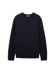 TOM TAILOR Strickpullover CREWNECK KNIT 