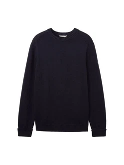 TOM TAILOR Strickpullover CREWNECK KNIT TOM TAILOR Strickpullover CREWNECK KNIT