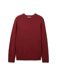 TOM TAILOR Strickpullover CREWNECK KNIT 