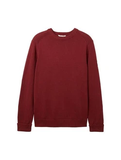 TOM TAILOR Strickpullover CREWNECK KNIT TOM TAILOR Strickpullover CREWNECK KNIT