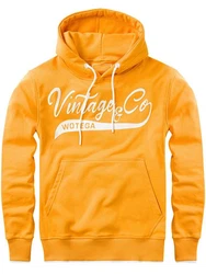 WOTEGA Kapuzenpullover Sweat Hoodie WT Star Orange/Gelb