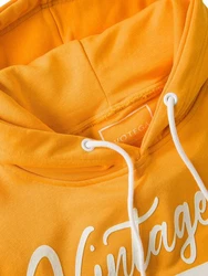 WOTEGA Kapuzenpullover Sweat Hoodie WT Star Orange/Gelb