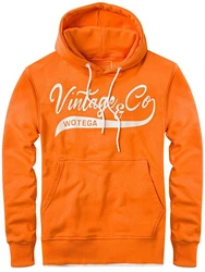 WOTEGA Kapuzenpullover Sweat Hoodie WT Star Orange/Rot