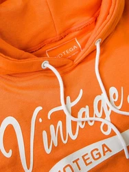 WOTEGA Kapuzenpullover Sweat Hoodie WT Star Orange/Rot