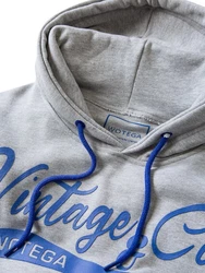 WOTEGA Kapuzenpullover Sweat Hoodie WT Star Blau/Grau