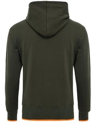 WOTEGA Kapuzenpullover Sweat Hoodie WT Star Dunkelgrün/Grün