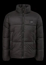 Steppjacke mit Label-Patch