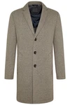 bugatti Wollmantel Khaki/Braun/Grau/Beige/Hellblau