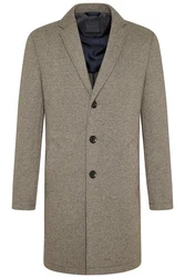 bugatti Wollmantel Khaki/Braun/Grau/Beige/Hellblau