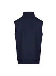 Trigema Steppweste TRIGEMA Weste aus bequemem Sweat-Material blau/navy