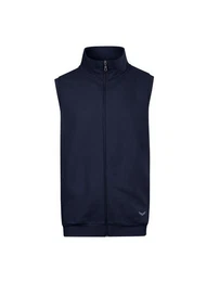 Steppweste Weste aus bequemem Sweat-Material (1-tlg)