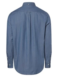 Gant Langarmhemd Regular Fit Jeanshemd Blau/Hellblau/Dunkelblau