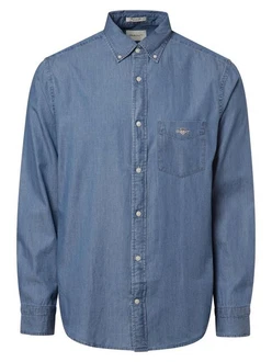 Gant Langarmhemd Regular Fit Jeanshemd Blau/Hellblau/Dunkelblau Gant Langarmhemd Regular Fit Jeanshemd Blau/Hellblau/Dunkelblau