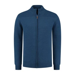 Travelin' Strickjacke Vest Raahe Men Blau