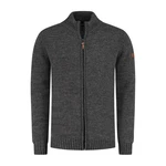 Travelin' Strickjacke Vest Raahe Men Dunkel Antrazit