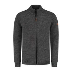 Travelin' Strickjacke Vest Raahe Men Dunkel Antrazit