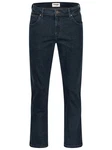 Wrangler Texas Stretch Jeans Regular Fit Authentic Straight Dunkelblau/Blau