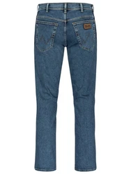 Wrangler Texas Stretch Jeans Regular Fit Authentic Straight Blau/Hellblau/Fliederfarben