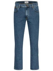 Wrangler Texas Stretch Jeans Regular Fit Authentic Straight Blau/Hellblau/Fliederfarben