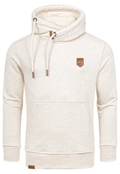 Amaci&Sons Kapuzenpullover HENDERSON Khaki/Beige/Braun/Creme/Grau/Weiß