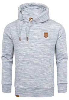 Amaci&Sons Kapuzenpullover HENDERSON Grau/Hellgrau/Hellblau