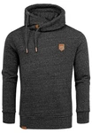 Amaci&Sons Kapuzenpullover HENDERSON Dunkelgrau/Grau/Schwarz