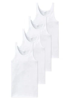Schiesser Unterhemd Cotton Essentials Feinripp Schiesser Unterhemd Cotton Essentials Feinripp
