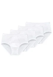 Slip 4er Pack Original Classics Feinripp (Spar-Set, 4-St) Slip / Unterhose - Baumwolle - Mit Eingriff - Strapazierfhig