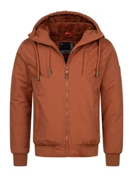 Alessandro Salvarini Winterjacke ASWeighty Orange/Braun/Rot