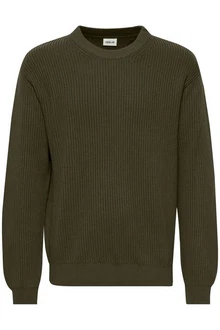 !Solid Strickpullover SDGIA Dunkelgrün !Solid Strickpullover SDGIA Dunkelgrün