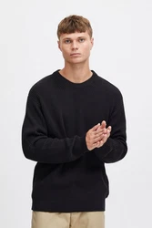 !Solid Strickpullover SDGIA Schwarz