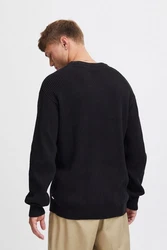 !Solid Strickpullover SDGIA Schwarz