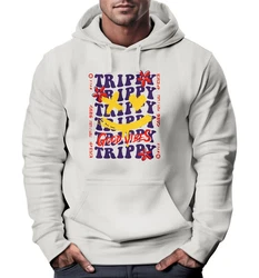 Neverless Hoodie Drip Face Smile Good Vibes Herz Blumen Collage Fashion Grau