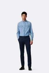 MMX Chinohose Dunkelblau/Hellblau/Blau