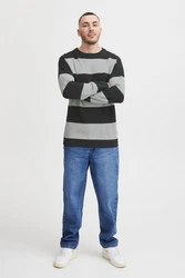 !Solid Strickpullover SDSergio Crewneck 21301066-ME