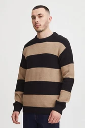 !Solid Strickpullover SDSergio Crewneck 21301066-ME