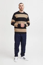 !Solid Strickpullover SDSergio Crewneck 21301066-ME