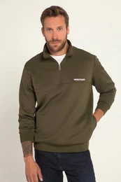 Sweatshirt Scuba-Troyer FLEXNAMIC Stehkragen mit Zipper