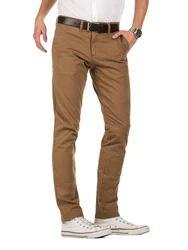 Yazubi Chinohose Kyle Khaki/Braun/Beige