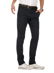 Yazubi Chinohose Kyle Dunkelblau/Schwarz